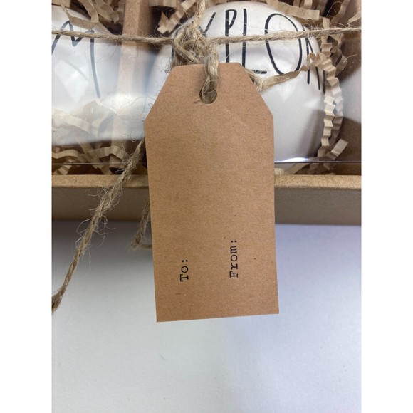 Rae Dunn Set of 3 Ceramic Round Christmas Ornaments "DREAM EXPLORE IMAGINE" NEW - Picture 4 of 8